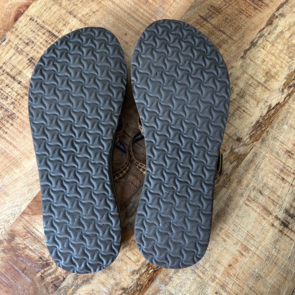 Teva Mush Olowahu Brown Strappy Flip Flop Sandals Womens 6.5 6840 - Picture 6 of 6